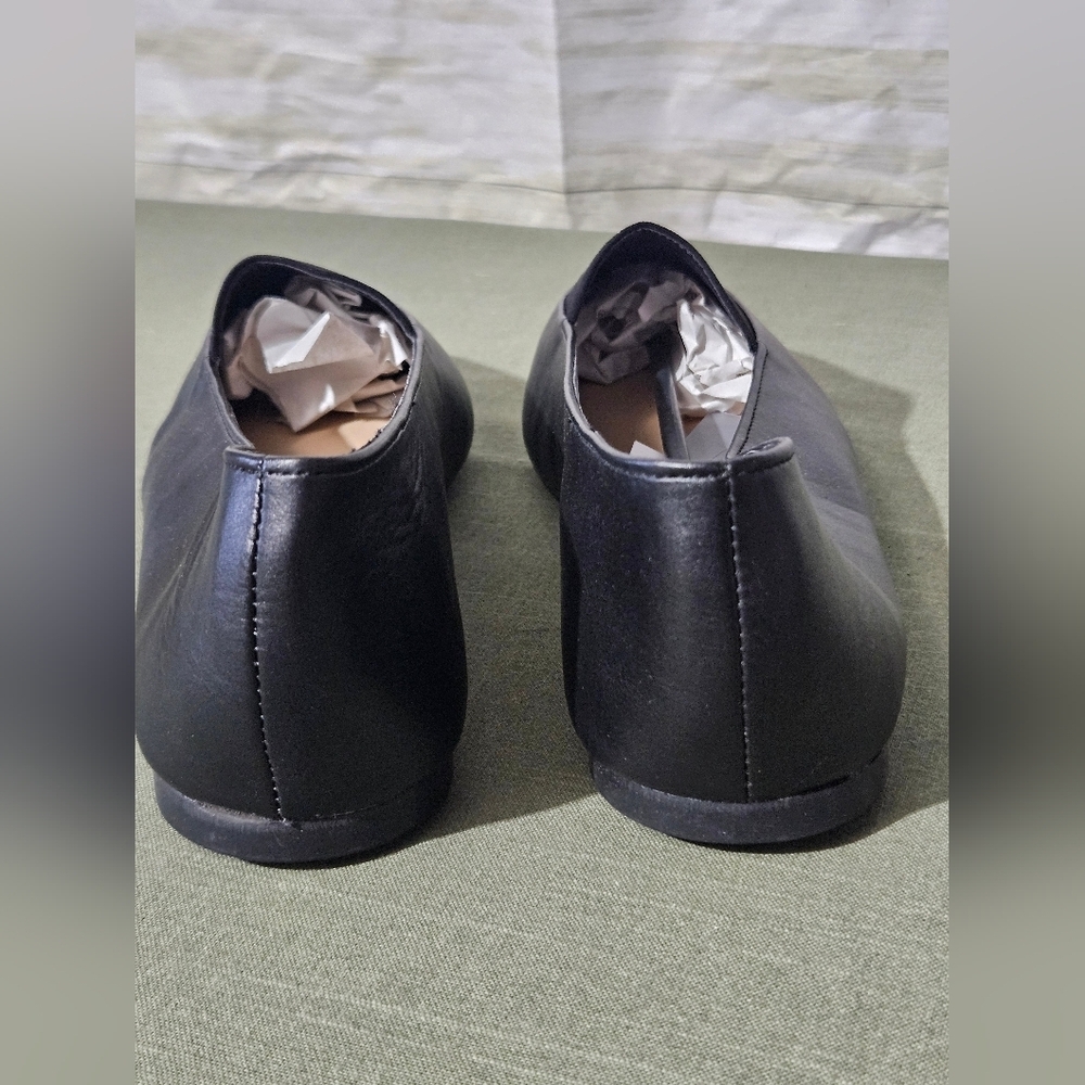 Samilor Sleek Black Women's Loafers - Picture 6 of 8